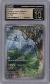 Meditite from the 2024 Pokemon SV JPN set graded by CSG and given an overall grade of 10.