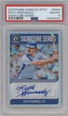 Keith Hernandez from the 2018 Panini Donruss Optic set graded by PSA and given an overall grade of 10.