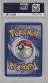 Venusaur from the 2002 Pokemon  set graded by PSA and given an overall grade of 8.