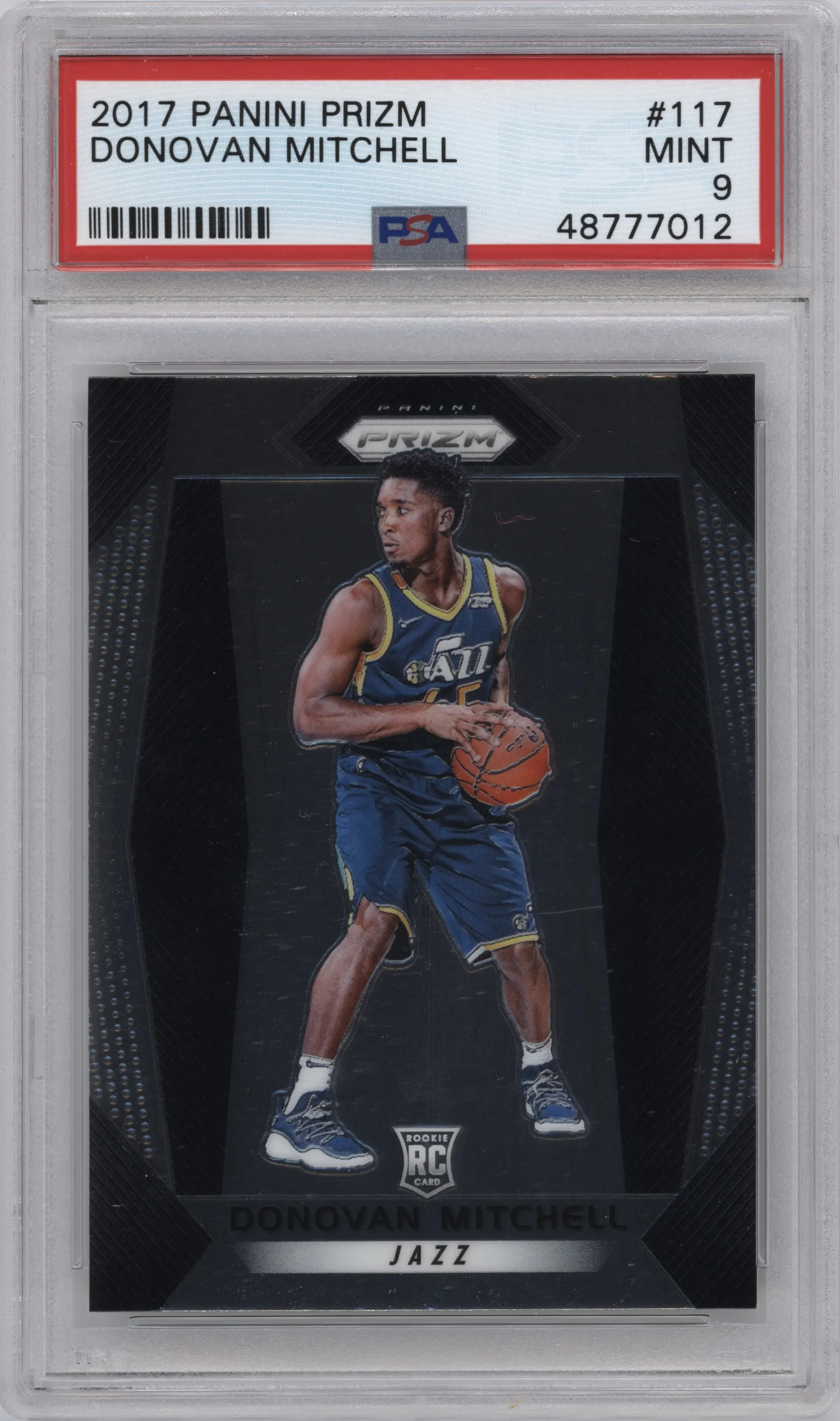 2017 Panini Prizm Donovan Mitchell PSA 9