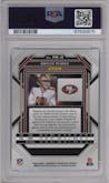 Brock Purdy from the 2022 Panini Chronicles set graded by PSA and given an overall grade of 10.