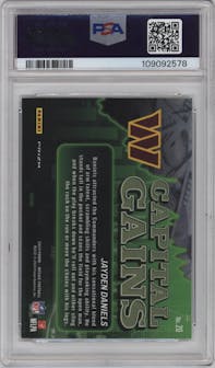 Jayden Daniels from the 2024 Panini Mosaic set graded by PSA and given an overall grade of 10.