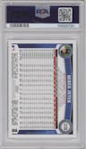 Derek Jeter from the 2011 Topps set featuring a Factory Set Diamond Anniv. parallel graded by PSA and given an overall grade of 10.