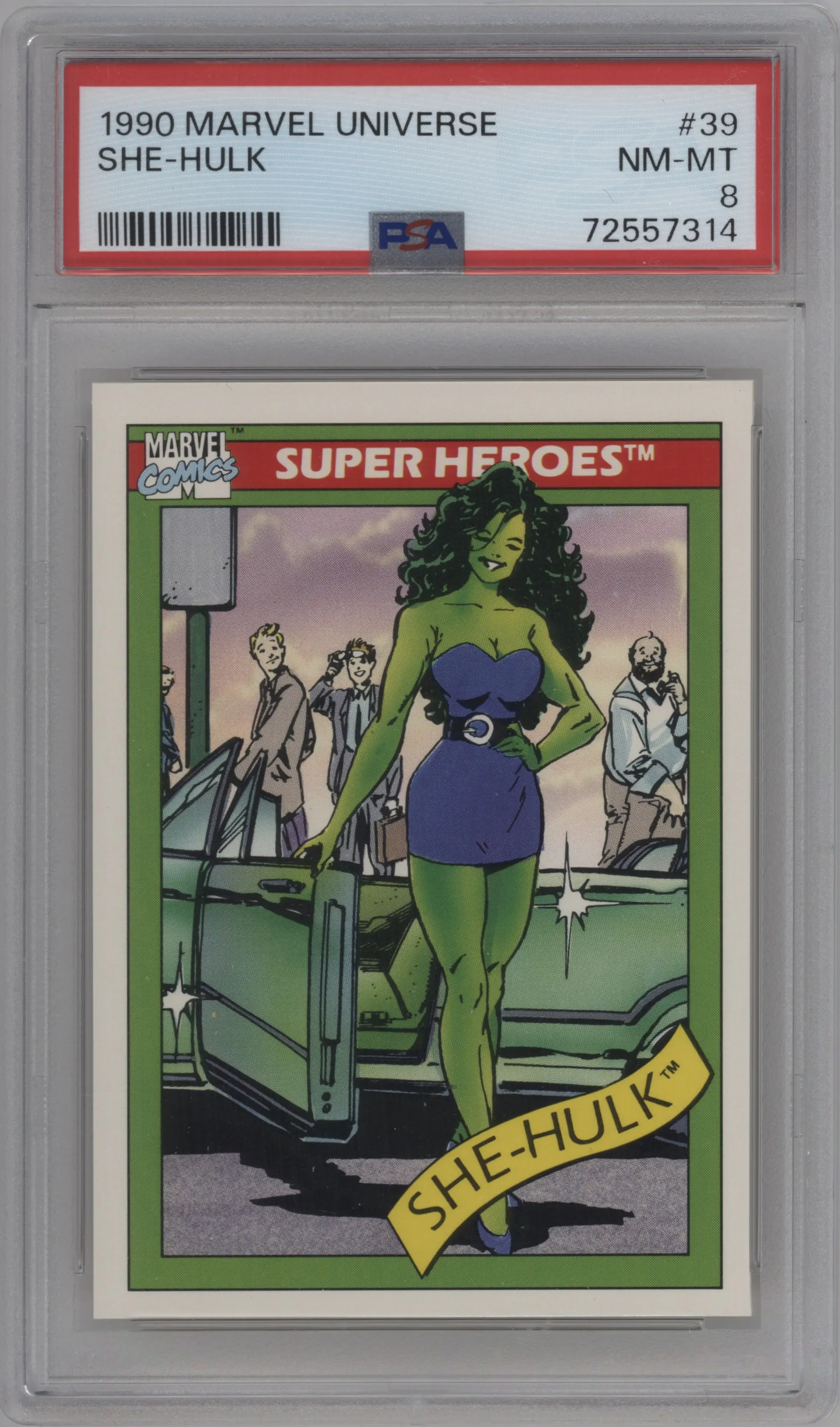 1990 Impel Marvel Universe She-Hulk #39 PSA 8