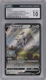 Arceus V from the 2022 Pokemon SWSH CHI set featuring a Pokemon Brilliant Diamond Pre-Order Bonus parallel graded by CSG and given an overall grade of 10.