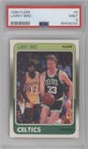 Larry Bird from the 1988-89 Fleer set graded by PSA and given an overall grade of 9.