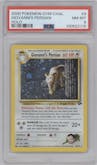 Giovanni's Persian from the 2000 Pokemon GH set graded by PSA and given an overall grade of 8.