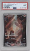 Charmander from the 2023 Pokemon SV JPN set graded by PSA and given an overall grade of 9.