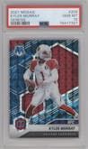 Kyler Murray from the 2021 Panini Mosaic set featuring a Genesis parallel graded by PSA and given an overall grade of 10.