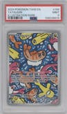 Tatsugiri from the 2024 Pokemon SV set graded by PSA and given an overall grade of 9.