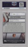 Adley Rutschman from the 2019 Bowman’s Best set graded by PSA and given an overall grade of 10.