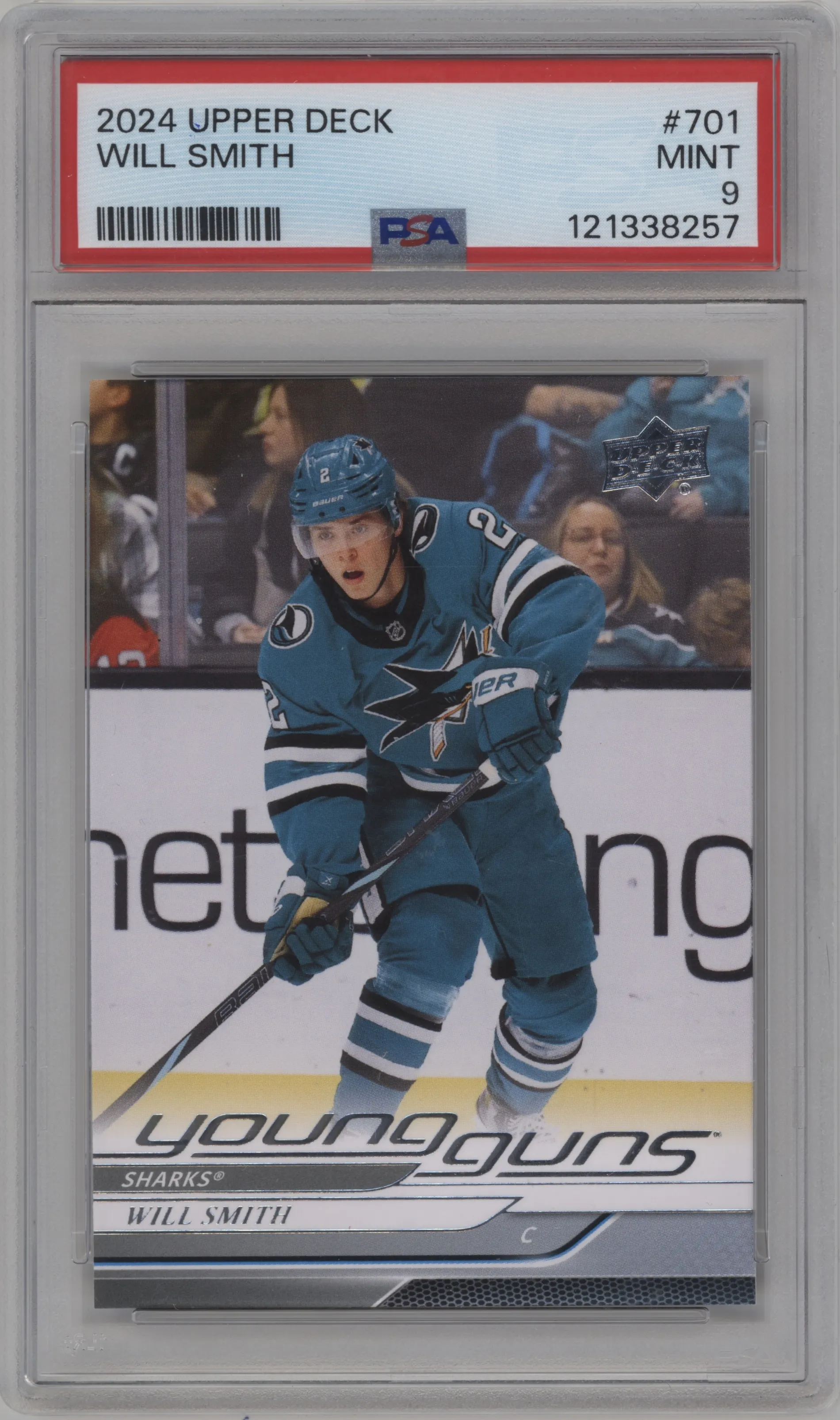 2024 Upper Deck Extended Series Young Guns Will Smith #701 PSA 9