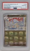Marowak from the 2023 Pokemon SV JPN set featuring a Master Ball parallel graded by PSA and given an overall grade of 10.