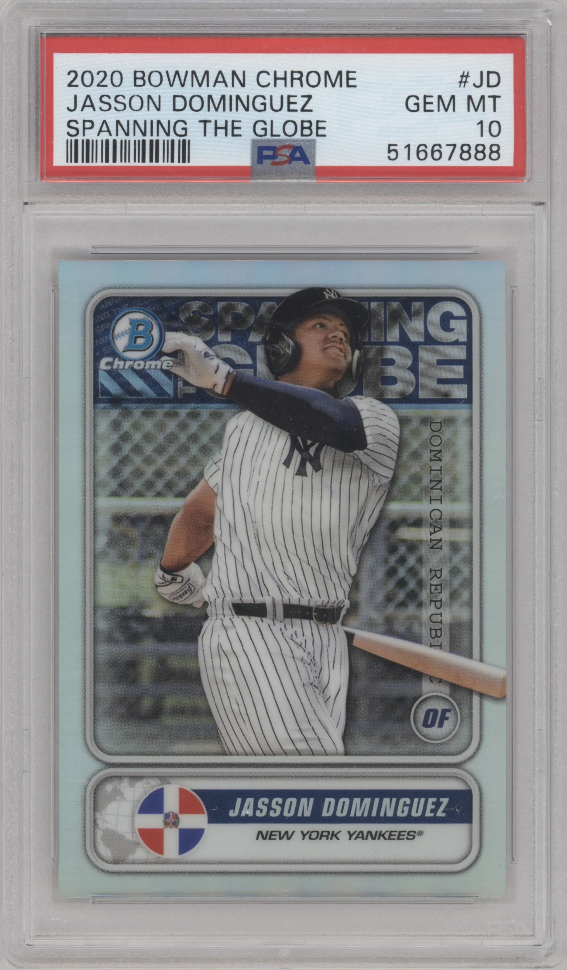 2020 Bowman STG Jasson Dominguez PSA 10