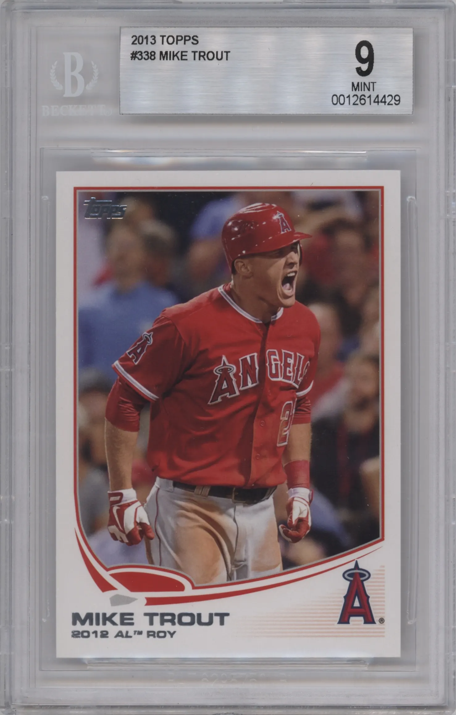 2013 Topps Mike Trout #338 BGS 9