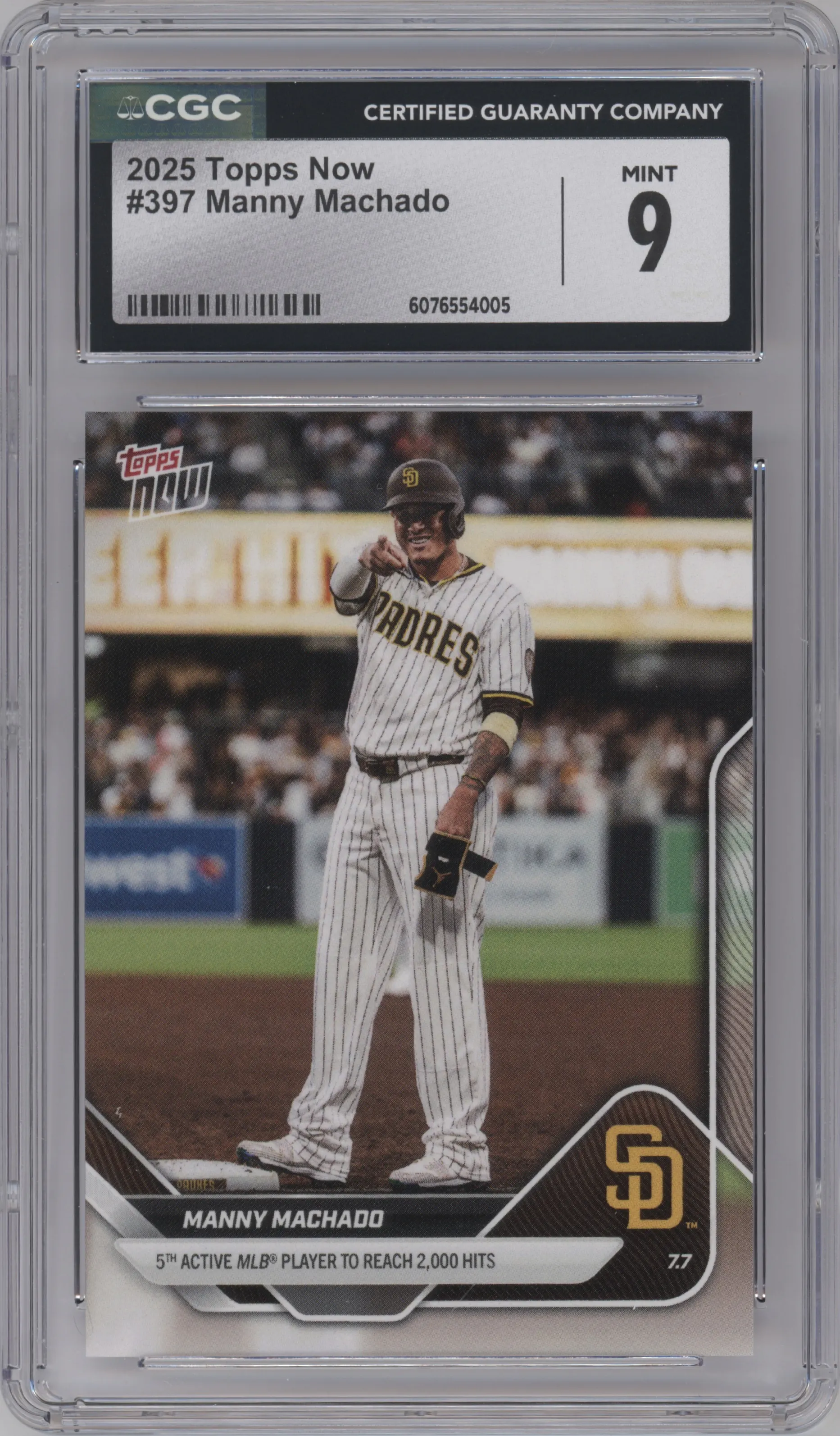 2025 Topps Now Manny Machado CGC 9