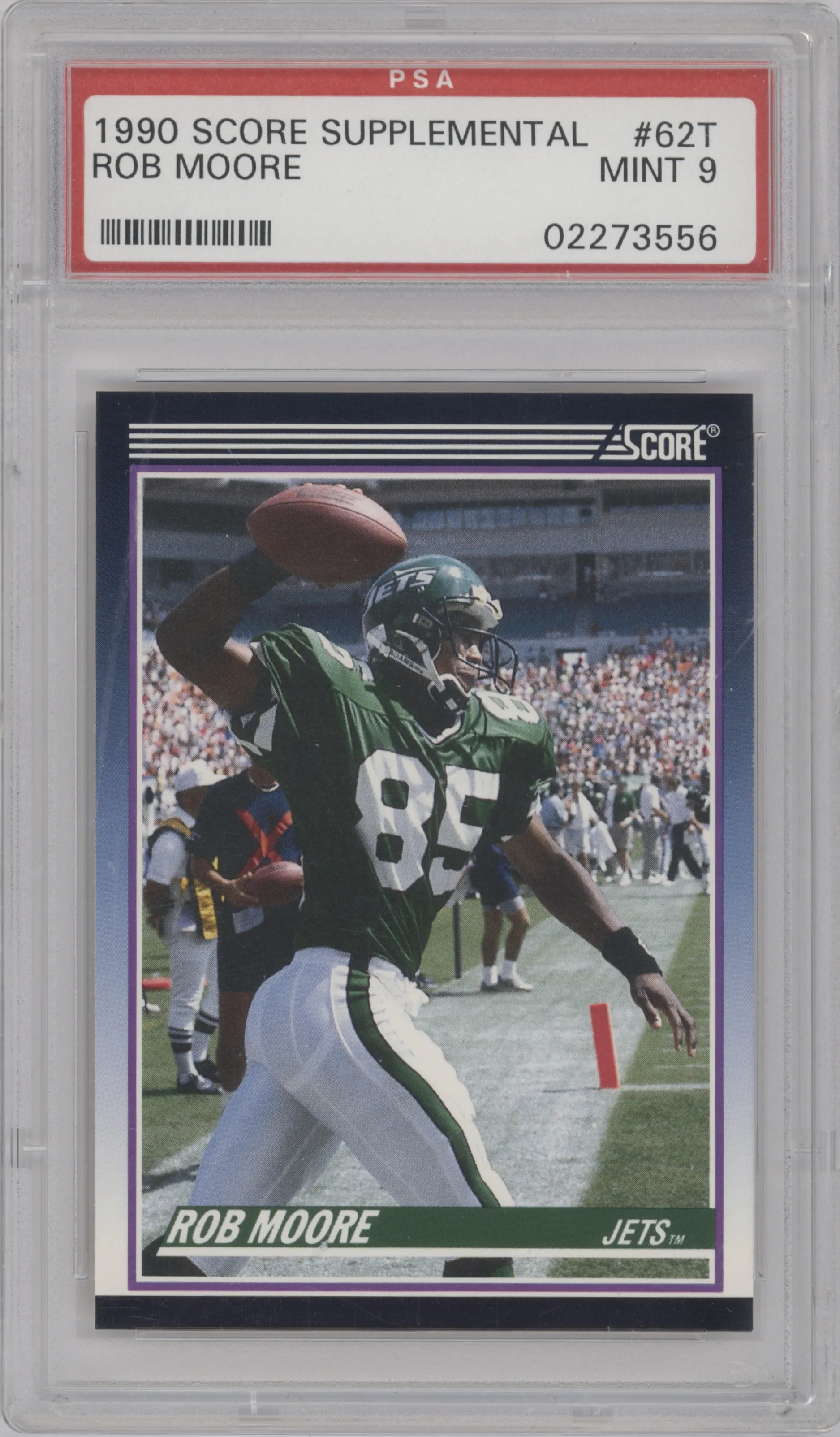 1990 Score Supplemental Rob Moore PSA 9