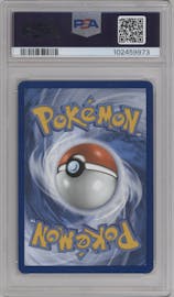 Pikachu ex from the 2024 Pokemon SV set graded by PSA and given an overall grade of 10.