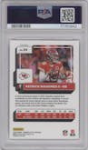Patrick Mahomes II from the 2022 Panini Donruss Optic set featuring a Orange parallel graded by PSA and given an overall grade of 10.