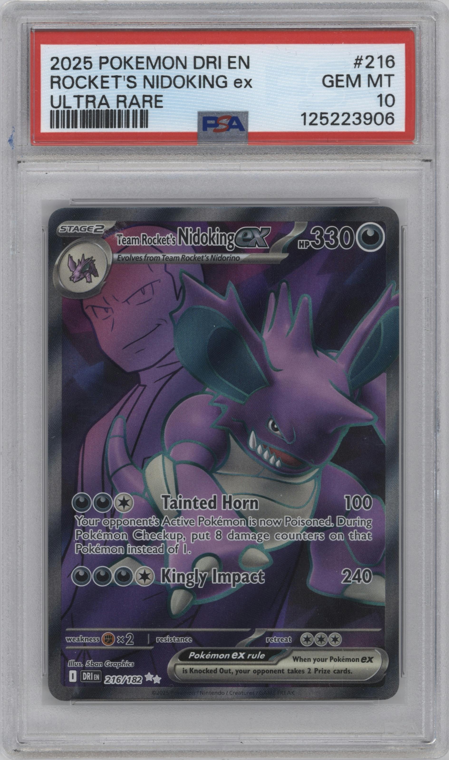 Team Rocket's Nidoking ex