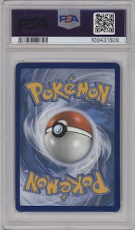 Charizard VMAX from the 2020 Pokemon SWSH set graded by PSA and given an overall grade of 9.