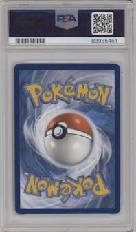Mew V from the 2021 Pokemon SWSH set graded by PSA and given an overall grade of 10.