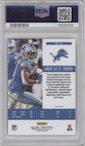 Amon-Ra St. Brown from the 2022 Panini Honors set featuring a Purple parallel graded by PSA and given an overall grade of 10.