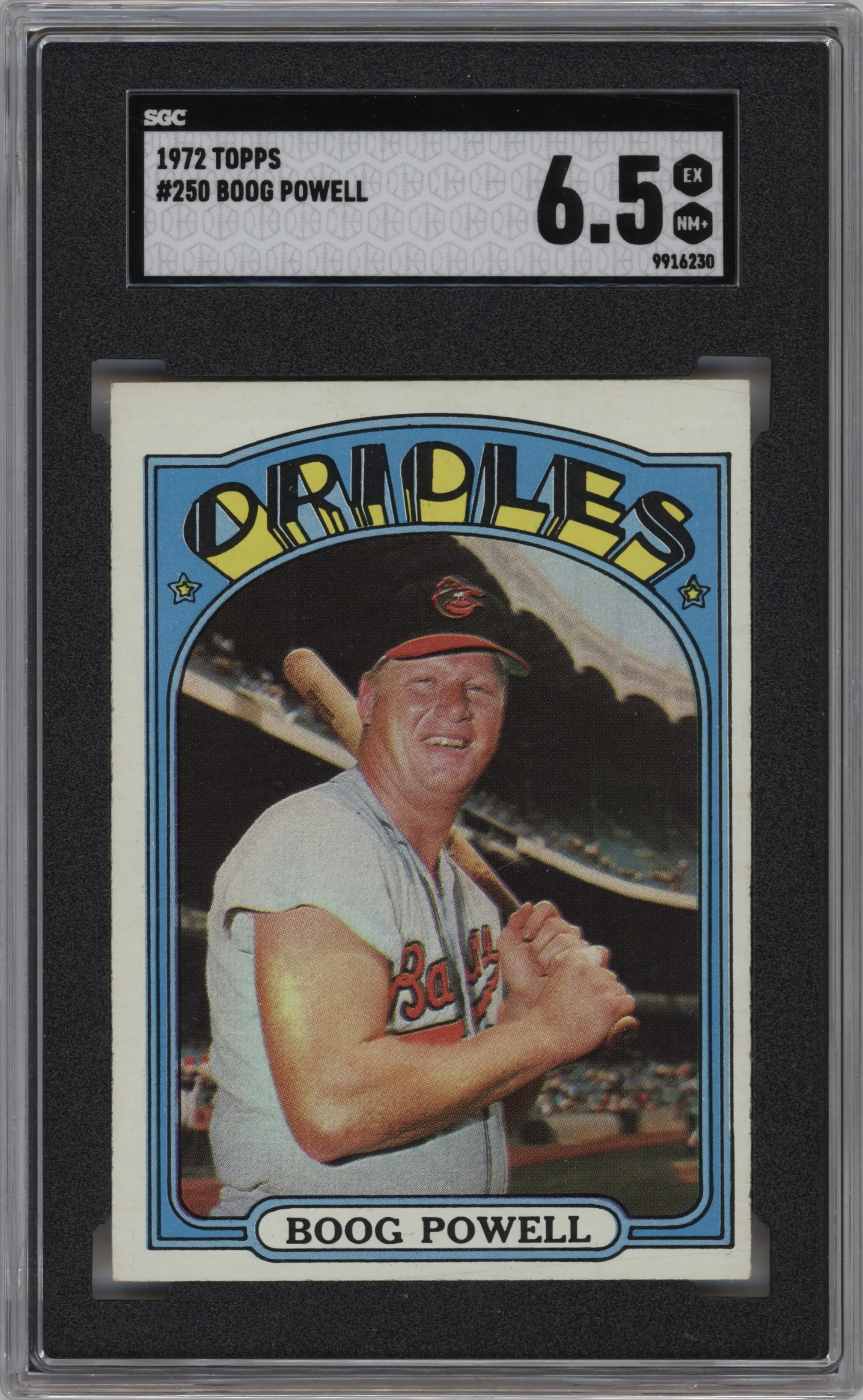 1972 Topps Boog Powell SGC 6.5