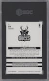 Giannis Antetokounmpo from the 2013-14 Panini NBA Hoops set graded by SGC and given an overall grade of 9.