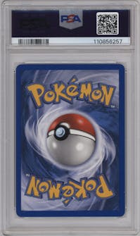 Dragonite EX from the 2003 Pokemon EX set graded by PSA and given an overall grade of 8.