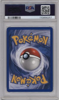 Dragonite EX from the 2003 Pokemon EX set graded by PSA and given an overall grade of 8.