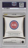 Cade Cunningham  from the 2023-24 Panini Select  set graded by PSA and given an overall grade of 9.
