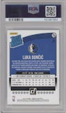 Luka Doncic from the 2018-19 Panini Donruss  set graded by PSA and given an overall grade of 10.