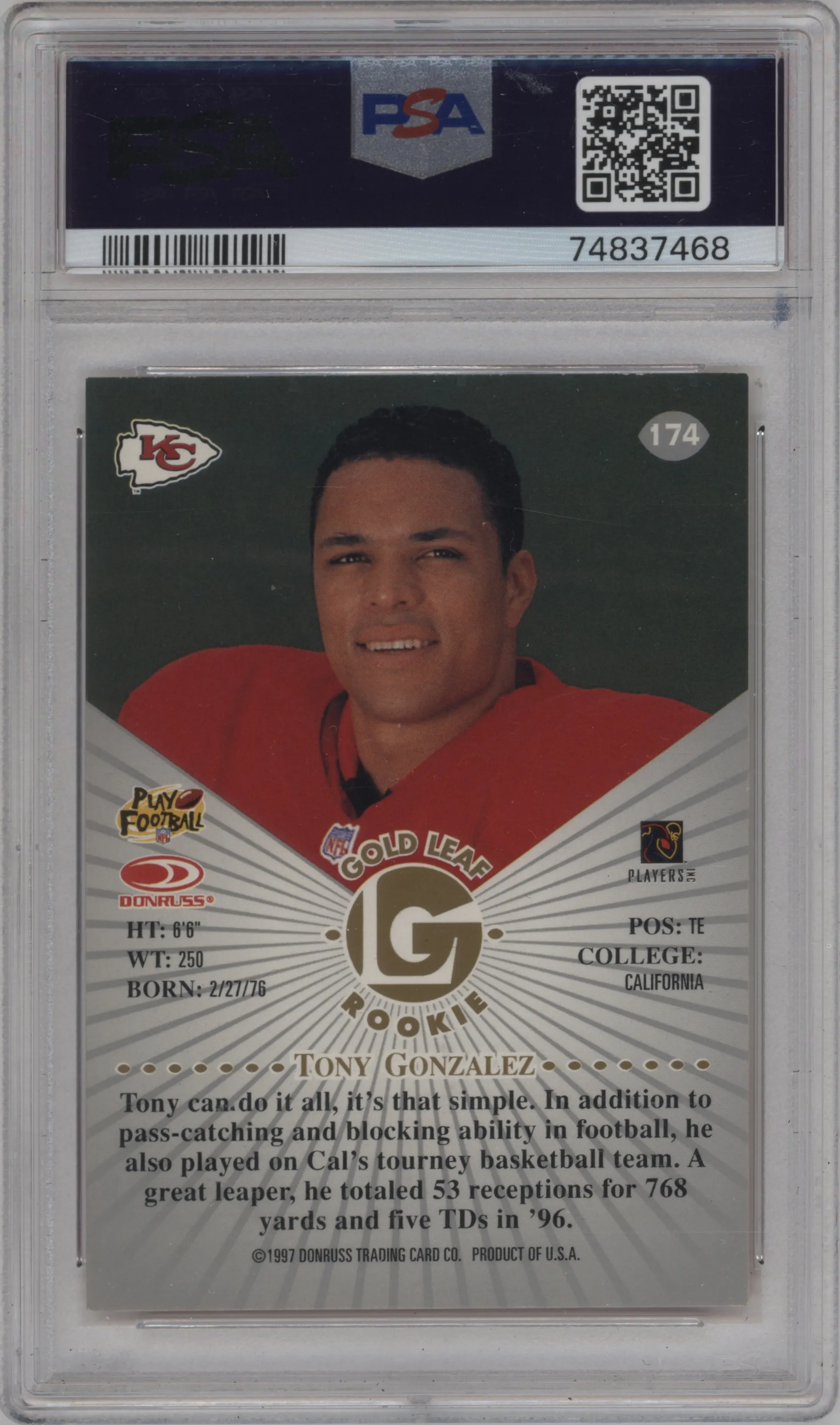 Tony Gonzalez 