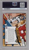 Trevor Lawrence from the 2024 Panini Absolute set graded by PSA and given an overall grade of 9.