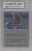 Vladimir Guerrero from the 1995 Bowman’s Best set graded by Beckett and given an overall grade of 8.5.