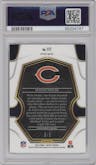 Justin Fields from the 2022 Panini Select set featuring a Green Disco parallel graded by PSA and given an overall grade of 10.