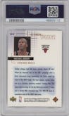 Michael Jordan from the 1999-00 Upper Deck set graded by PSA and given an overall grade of 9.