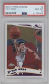 Yao Ming from the 2005-06 Topps Chrome set graded by PSA and given an overall grade of 10.