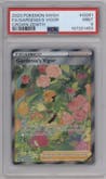 Gardenia's Vigor from the 2023 Pokemon SWSH set graded by PSA and given an overall grade of 9.