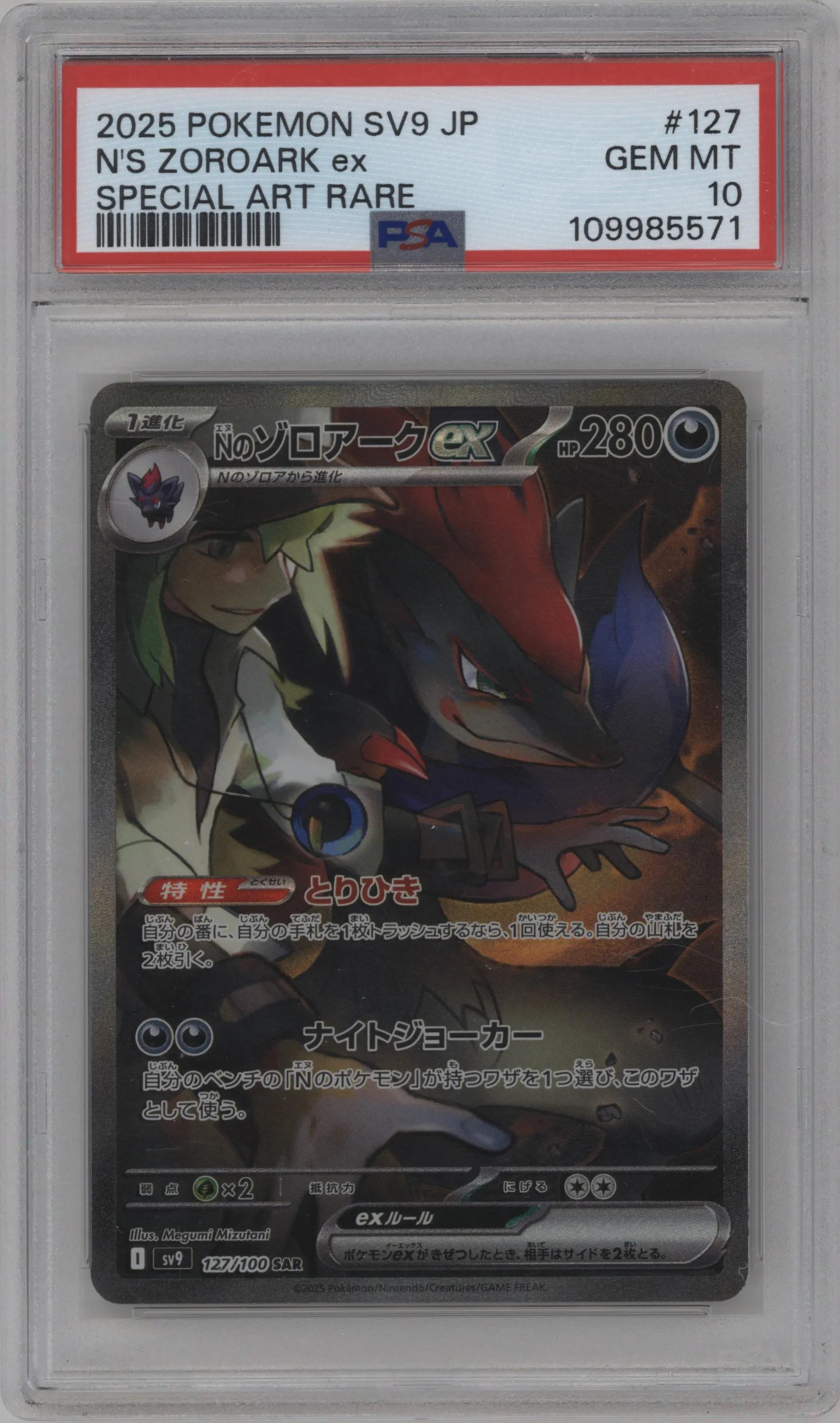 N's Zoroark ex