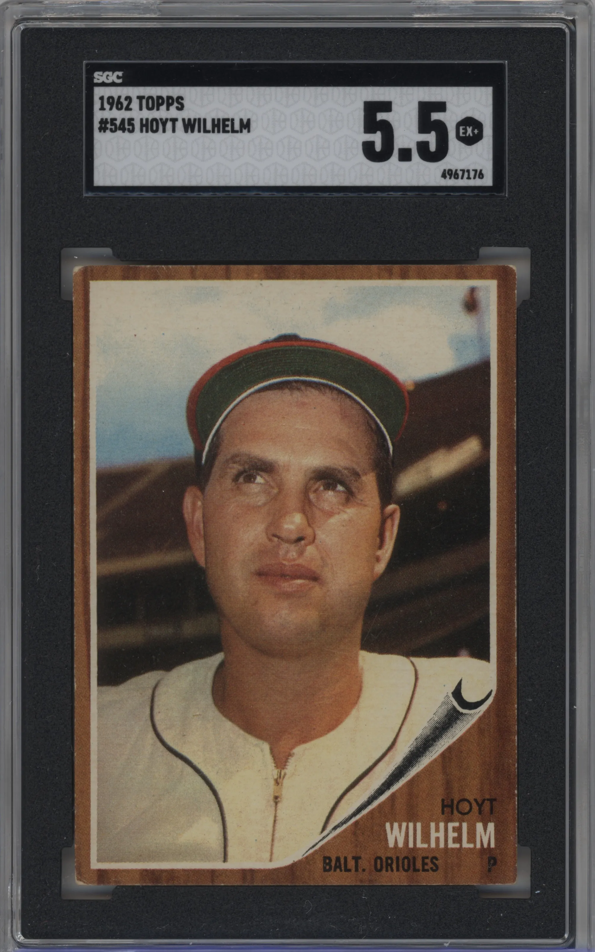 1962 Topps Hoyt Wilhelm #545 SGC 5.5