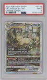 Leafeon VSTAR from the 2023 Pokemon SWSH set graded by PSA and given an overall grade of 9.
