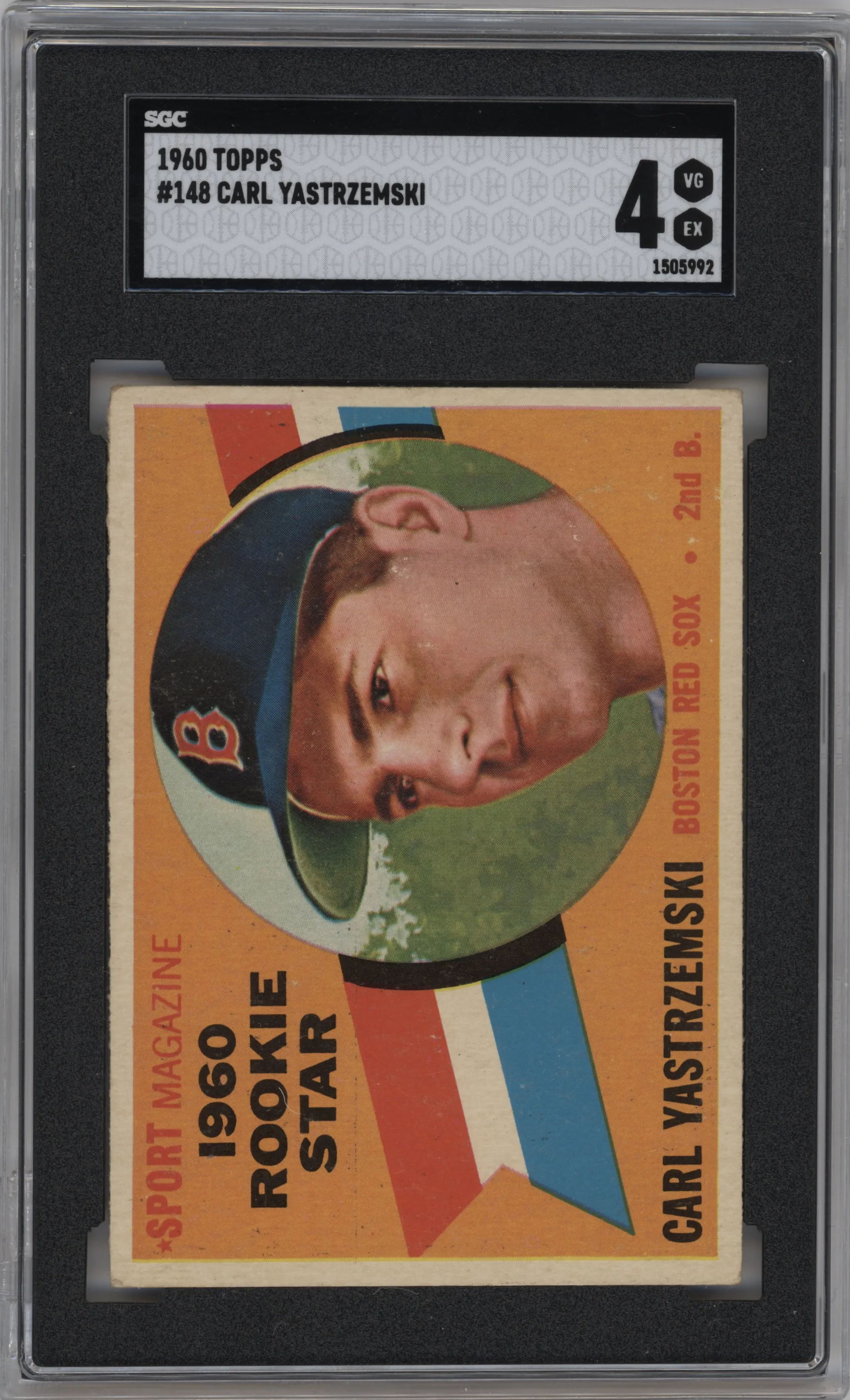 1960 Topps Carl Yastrzemski #148 SGC 4