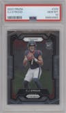 C.J. Stroud from the 2023 Panini Prizm set graded by PSA and given an overall grade of 10.