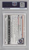 Jeremy Pena from the 2020 Bowman Chrome set graded by PSA and given an overall grade of 10.