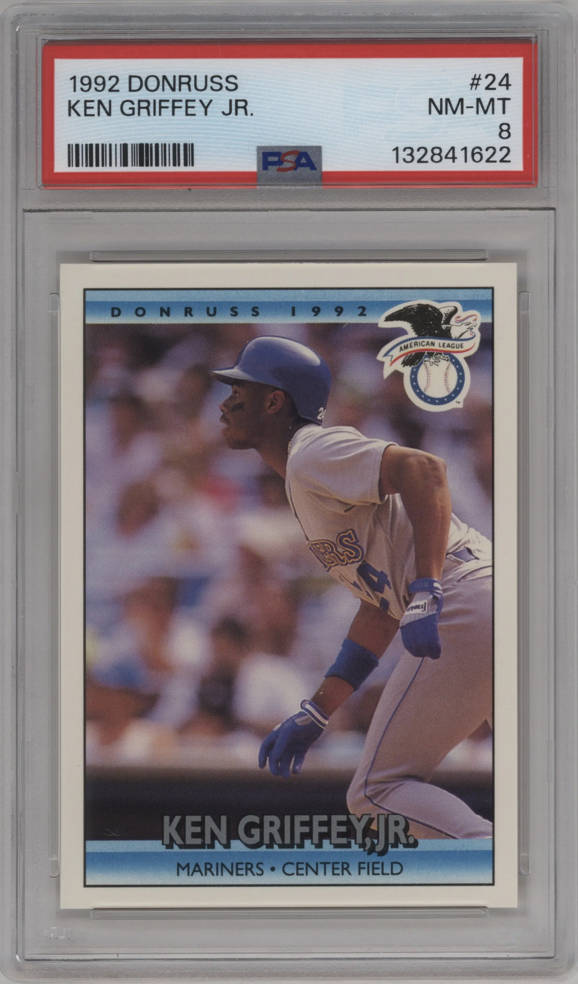 1992 Donruss Ken Griffey, Jr. PSA 8