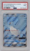 Articuno GX from the 2018 Pokemon S&M  set graded by PSA and given an overall grade of 9.