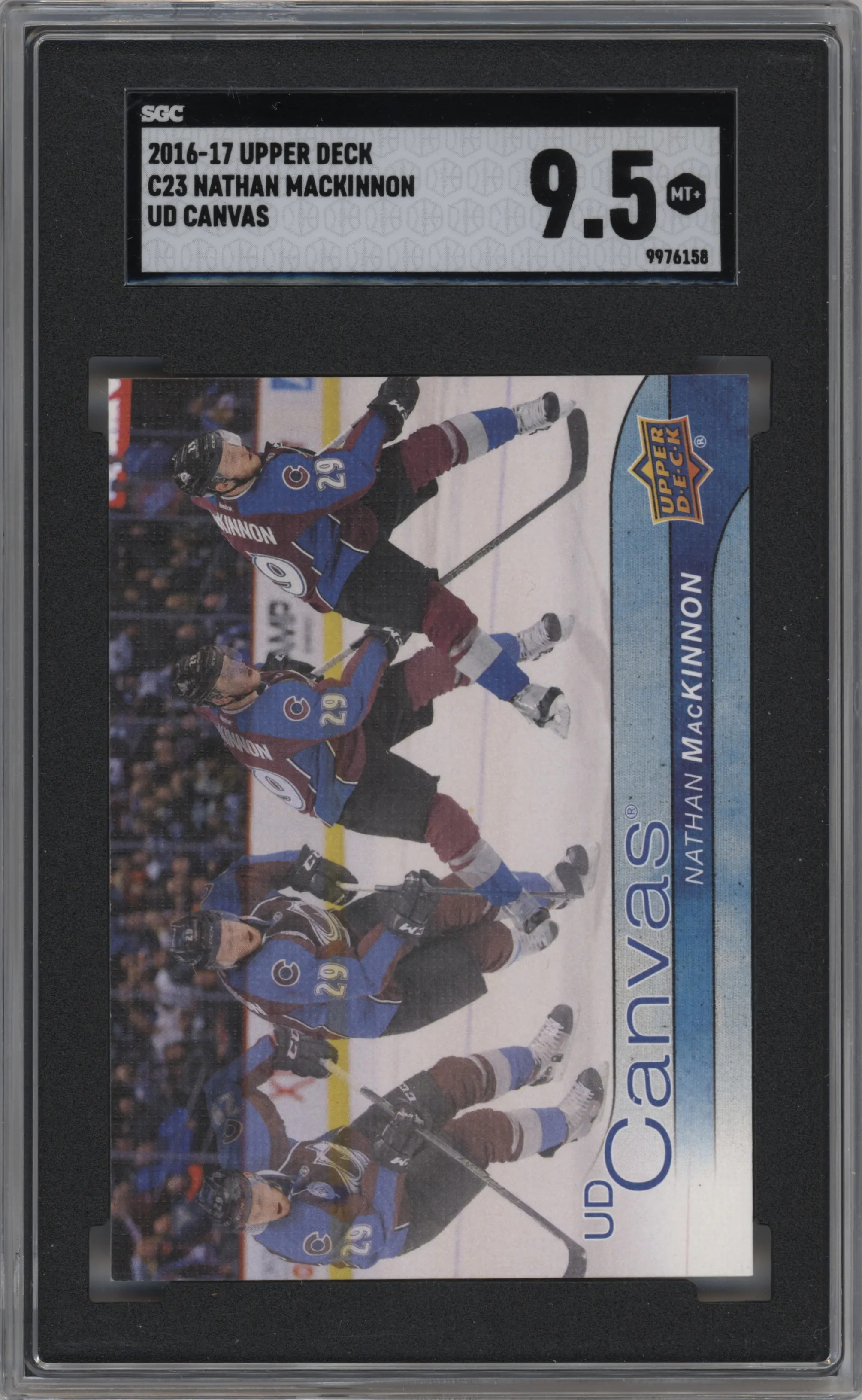 2016 Upper Deck Canvas Nathan MacKinnon #C23 SGC 9.5
