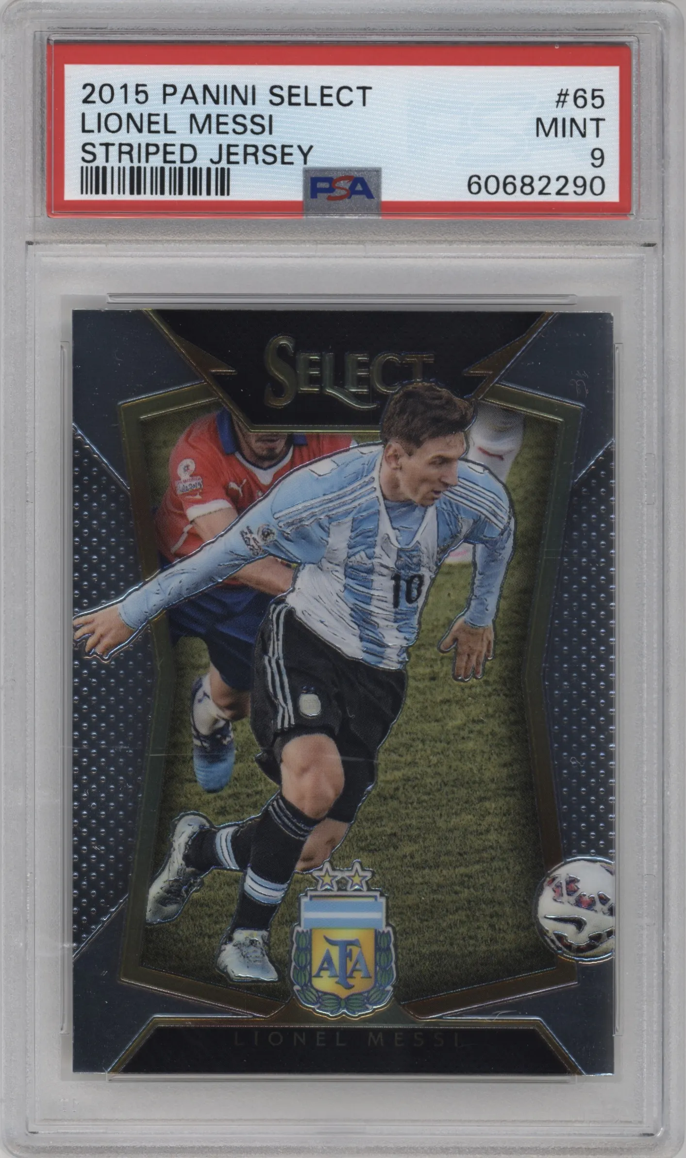 2015 Panini Select Lionel Messi #65 PSA 9